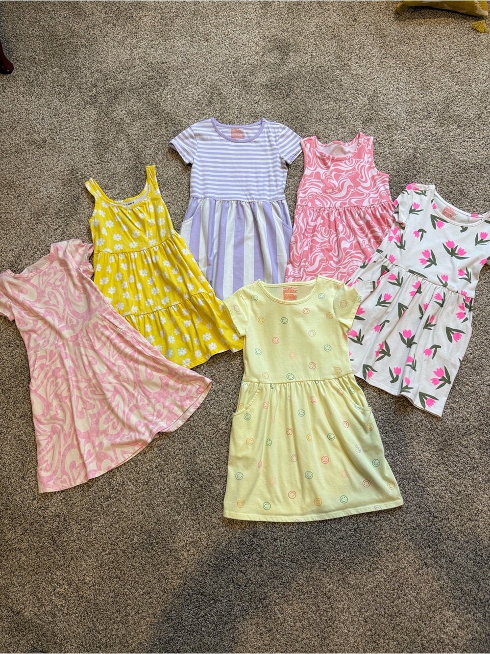 Toddler Girl Spring/Summer Casual Dress Bundle Size 6-7